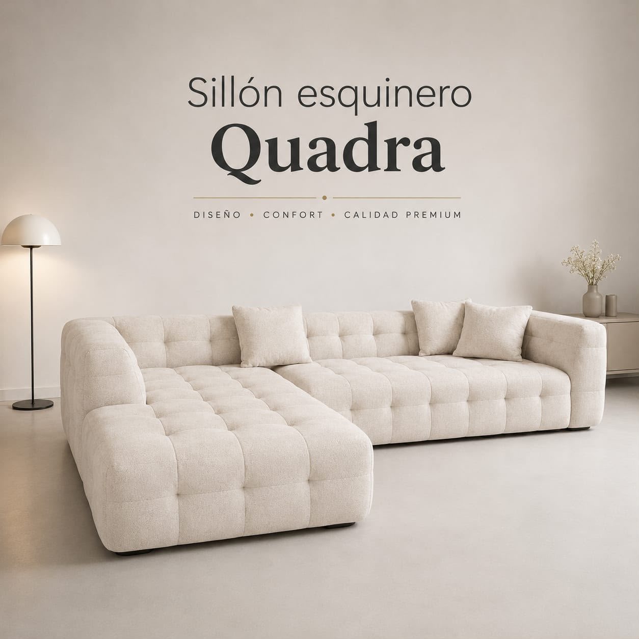 Sillón esquinero Quadra